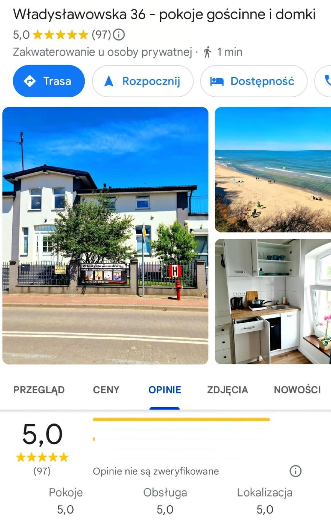 Wladyslawowska 36 - Domki I Pokoje Goscinne Wladyslawowo Ruang foto